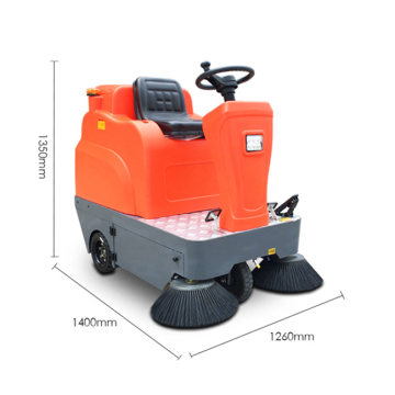 Vol-1260 Electric Vacuum Sweeper Workshop Factory