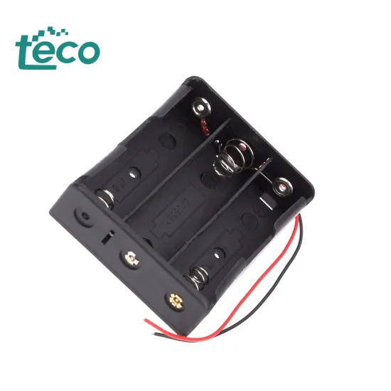 18650 Lithium-Ion Battery Support Box with 3 x 18650 Battery Leads