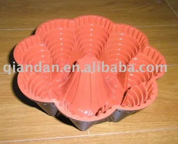 Silicone cake mould/silicone aluminum mould/silicone aluminum cake mould/ bakeware/cake pan/die-casting aluminum bakeware