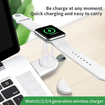 Universal Portable Wireless Charger Keychain for Apple Watch
