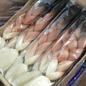 Wholesale 24" Ombre Pre-Stretched Synthetic Braiding Hair: 100g Packs