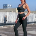 Conjunto de treino de legging e sutiã