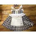 Jannybb Wholesale Boutique Girls' Check Panifore