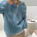 Women Zipper Turtleneck Pullover Sweaters