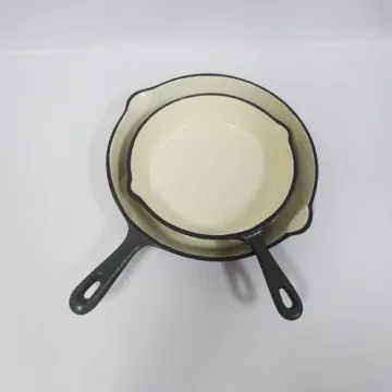 Enamel Cast Iron Griddle Pan Sets/Frying Pan/Sauce Pan