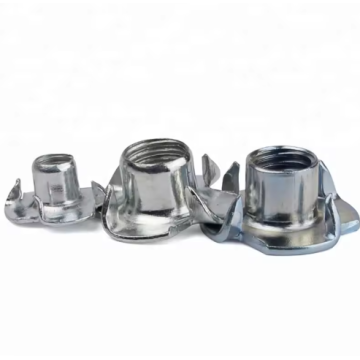 T-Nuts T de quatro garras Porca de quatro pontas