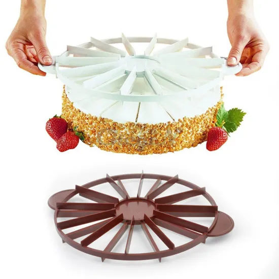 cake decorating tools plasitc pie and cake cutter divider for equal portion