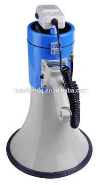 high power portable handy megaphone with extra mic for talk