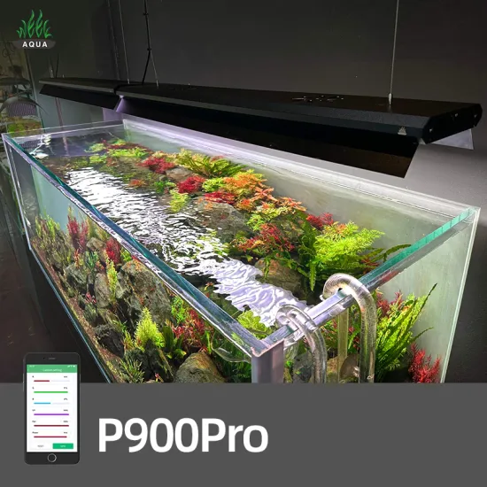 WEIKAQUA P900 Pro P Series: App-Controlled Height-Adjustable RGB Landscape Lighting for Aquariums