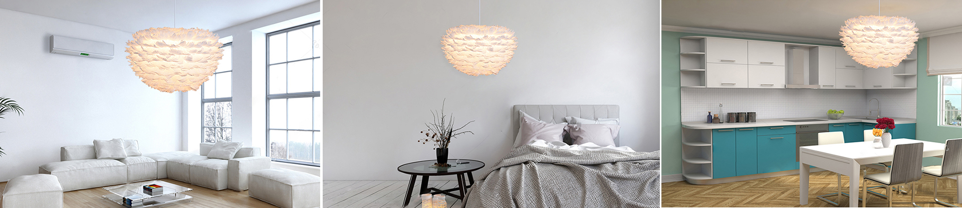 This Nordic pendant lamp is the perfect addition to any dining room