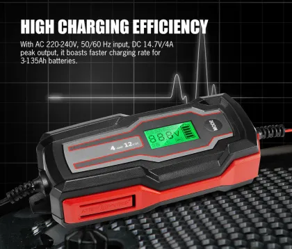 Smart 12V Car Battery Charger and Maintainer for Energy Efficiency