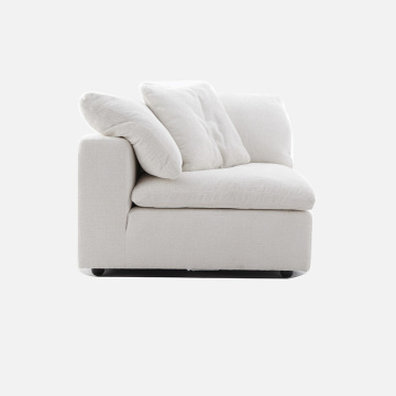 Canapé sectionnel blanc moderne de luxe