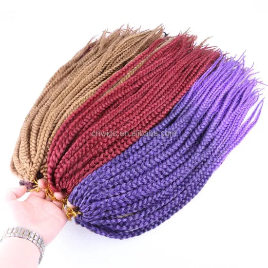 Free Shipping 24" 110g  Pre Twisted Jumbo Crochet Box Braids, Synthetic Crochet Braid Hair Extensions
