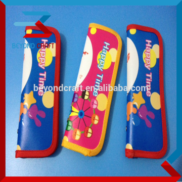 GOOD Price sliding zipper pencil bags poly