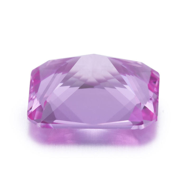 옥타곤 컷 랩 그론 모가나이트를 사용한 꽃무늬 주얼리