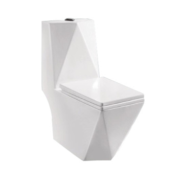 Factory Direct American Siphon One-Piece Ceramic Water-Saving Toilet with S-Trap Drainage for Hotels & Villas