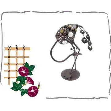 Metal peacock outdoor sculptures