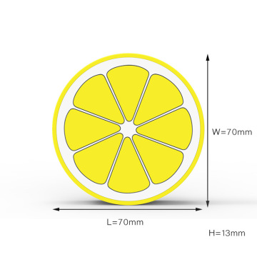 Fruit PVC draadloze oplader voor cadeau