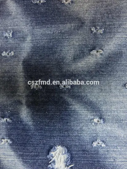 cheap punching stone washed denim fabric wholesale for jean dress