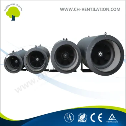 Stealth Acoustic Fan with muffler silent duct fan