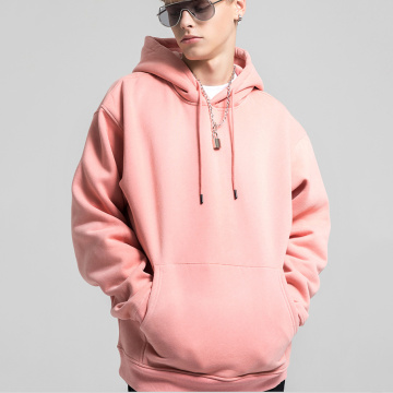 Pink And Green Men's Hooded Sweater
