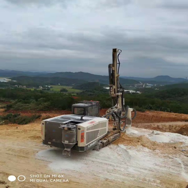 Surface Integrated Top-hammer Drill Rig