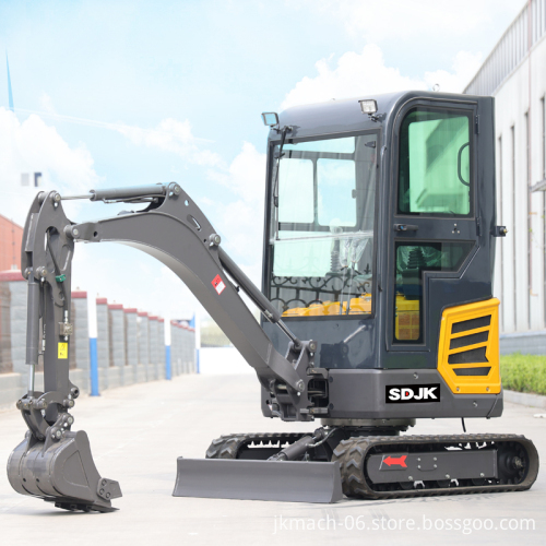 Free Shipping! Kubota Engine Small Mini Excavators - Multifunctional Hydraulic Crawler Diggers, 2 Tons, Used, Cheap