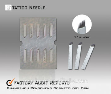 tattoo shading needles for eyebrow(11pins)