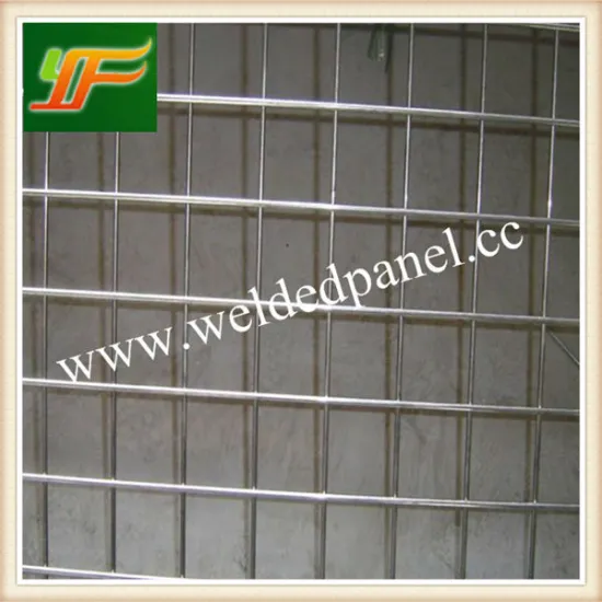 Galvanised Security Fence with either a rectangular or square shaped mesh