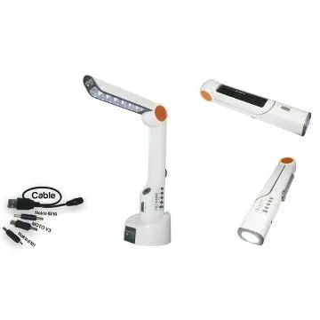 Mutifunctional Solar Flashlight& Desk Lamp
