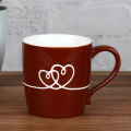 Colorida taza de café del amor