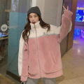 korean style fleece thick coat