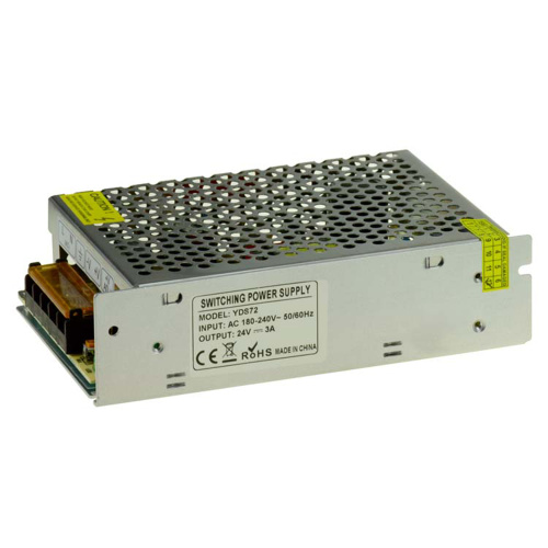 Alimentatore switching 24V 3A 72W per TVCC / LED