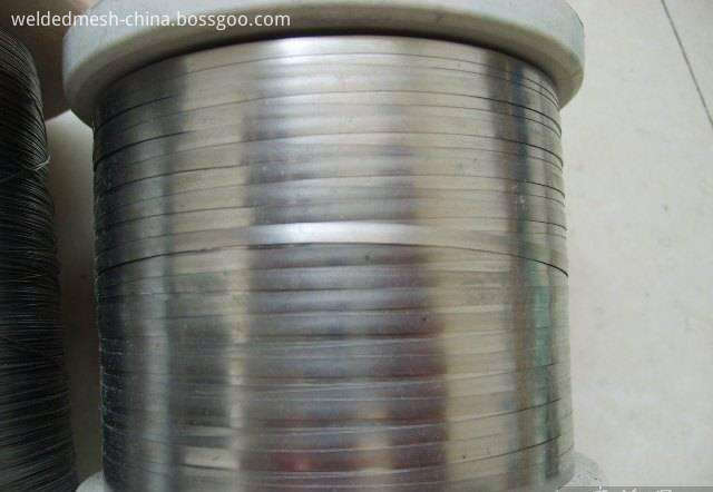 High carbon 5.0mm diameter galvanized steel flat wire (1)