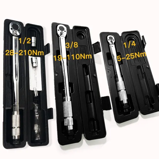 Steel Handle Torque Wrench with Scale Preset, Multi-purpose Labor-saving