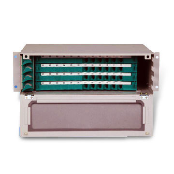 Fiber-optic Distribution Unit with 19-inch 3U Standard Frame and Capacity of 48 Fibers