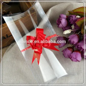 china taobao wholesale clear pvc /pet pillow box