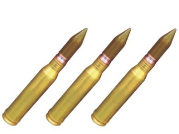 Gilding Metal Clad Steel Applied to 9mm Bullet Casing