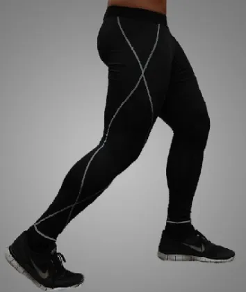 black men\'s fitness leggings