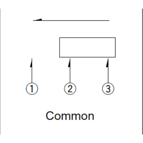 Printed circuit wiring Detection switch