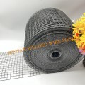 6 "x100 'schwarzer PVC -Eichhörnchen -Stahldrahtnetz