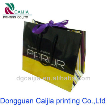 various style custom apparels paper bags with cord handle