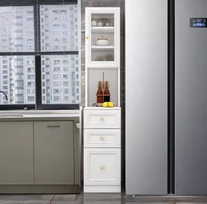 narrow sideboard with drawers