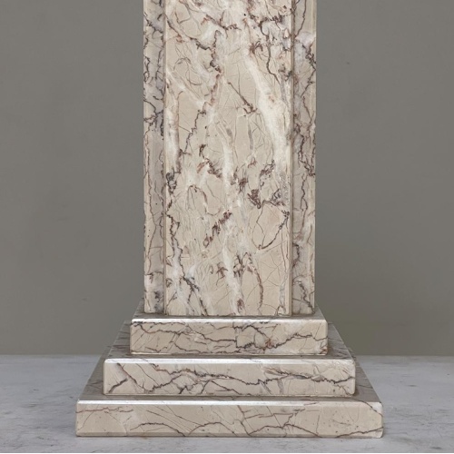 Heavy Duty Carved Marble Pillar with Statuary Base