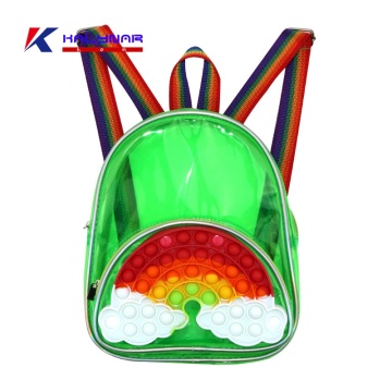 PVC Light Weight Waterproof School Mini Backpacks