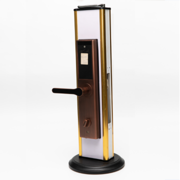 Fechadura de maçaneta de porta com impressão digital biométrica eletrônica de segurança