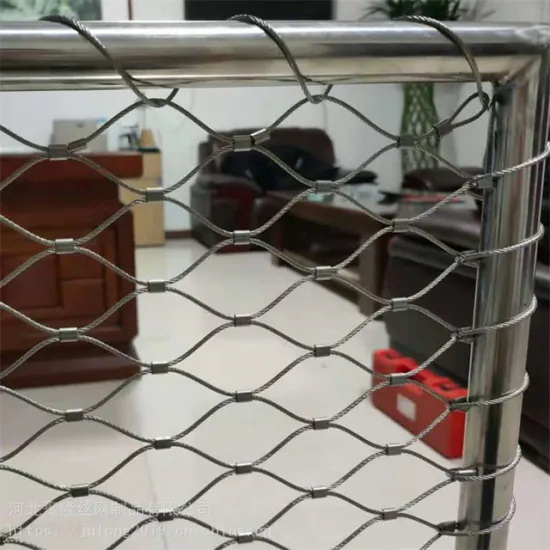 Flexible Stainless steel wire rope Cable Mesh Stainless steel cable mesh zoo mesh