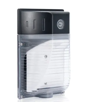 Emergency Photocell Wall Lights: ETL Certified Modern LED Mini Wall Packs in 30W, 25W, and 15W, Dusk to Dawn Indoor & Exterior Light Fixtures