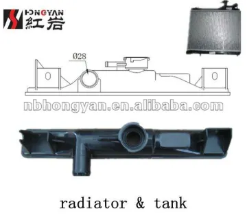 auto radiator plastic tank for car swift