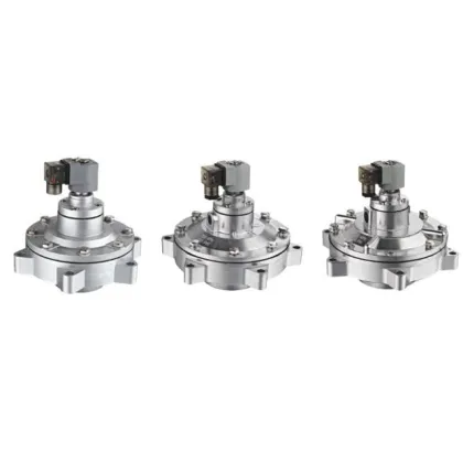 Right angle airflow control solenoid valve